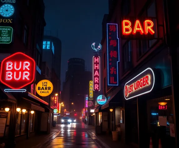 neon bar signs