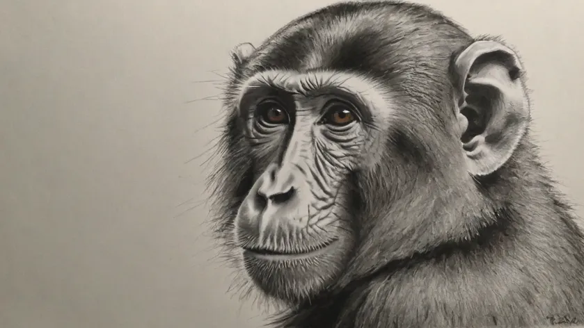 monkey drawing