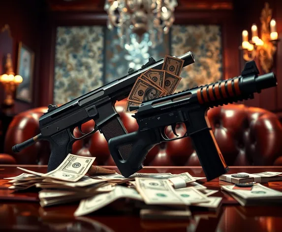 guns with money