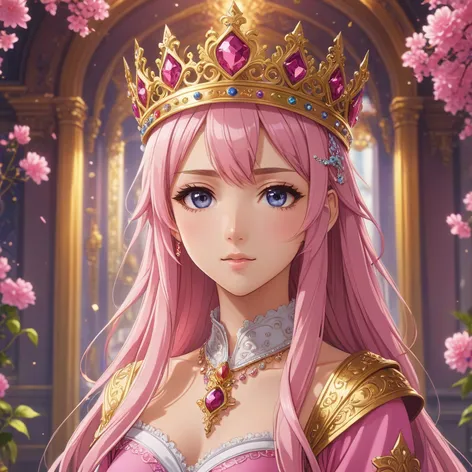 a pink kings crown