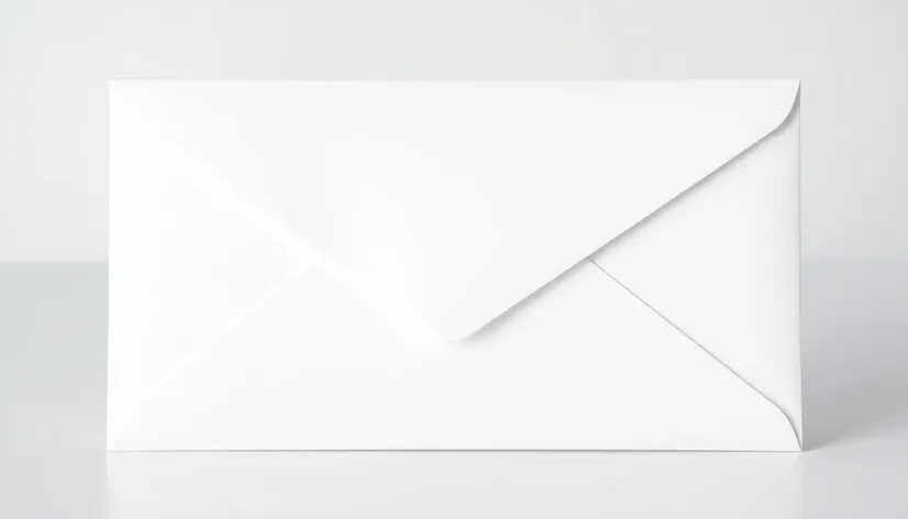 white envelope