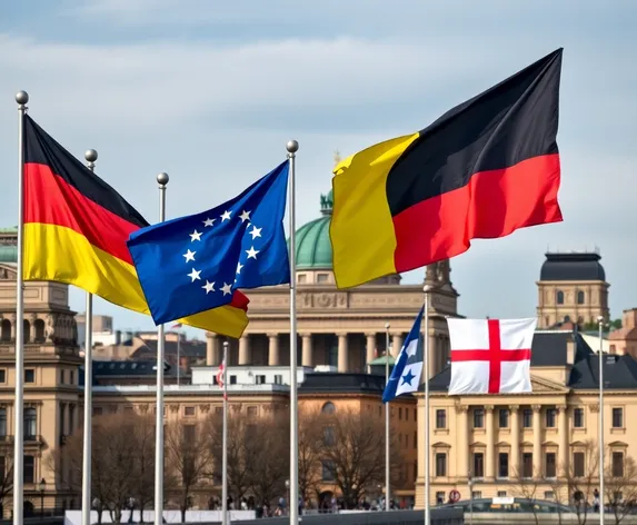 flags in berlin