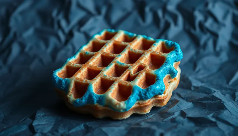 blue waffle photo