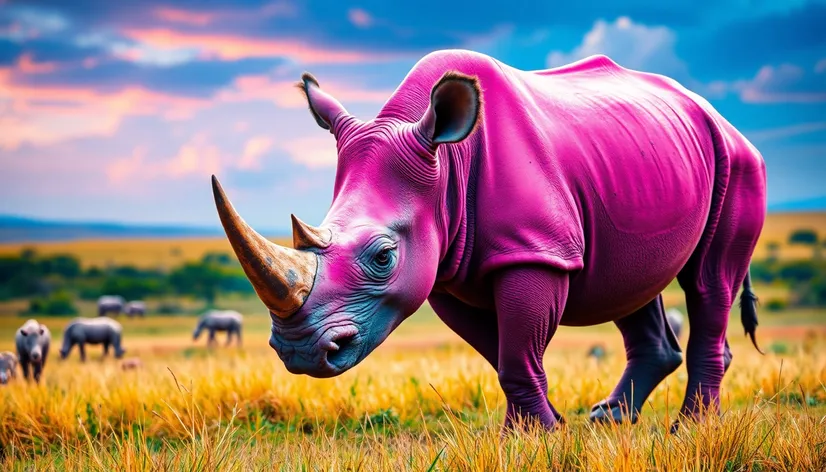 pink rhino