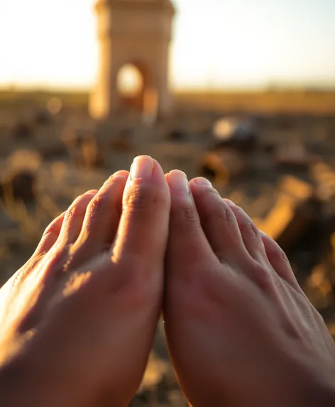 interlocked toes