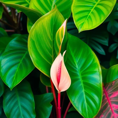 pink monstera