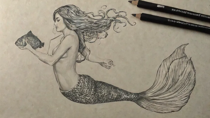 mermaid drawing