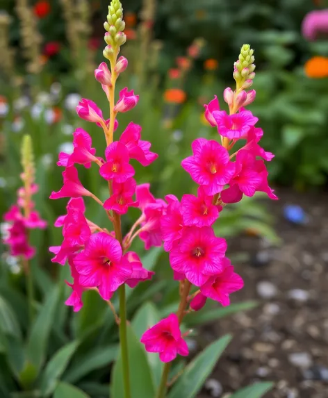 pink snap dragons