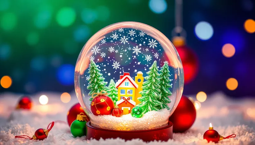 christmas snow globe