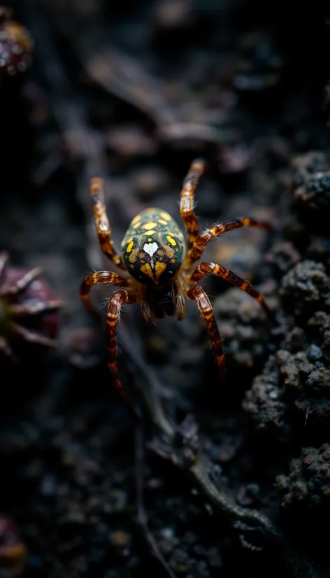 tiny brown spider