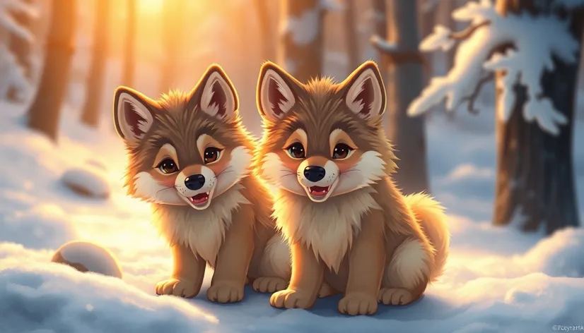 cute wolves