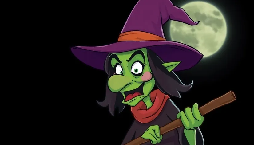 cartoon evil witch