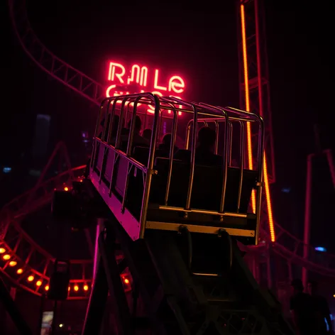 roller coaster with cage