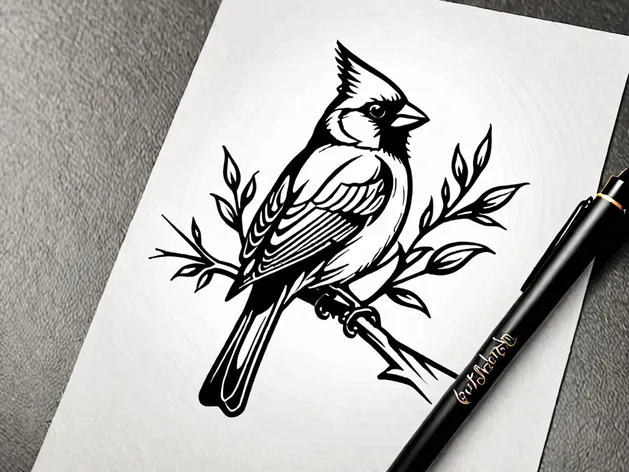 small cardinal tattoo