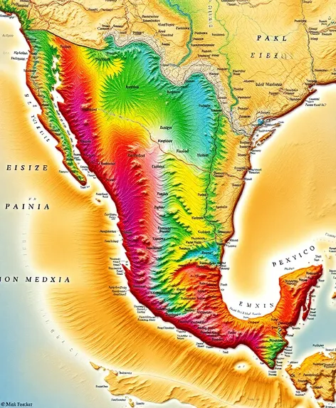 map de mexico