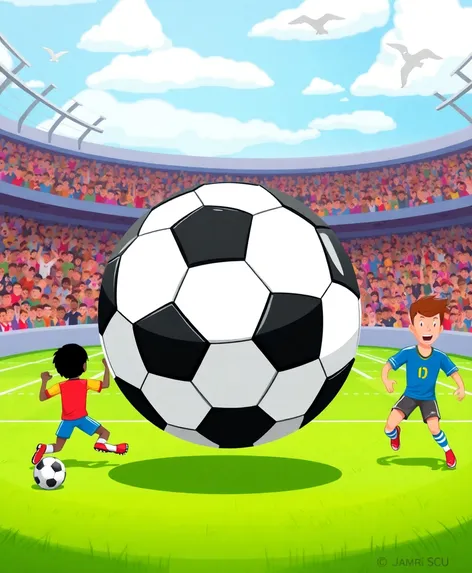 football cartoon picture