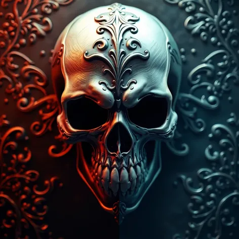 gothic skull art