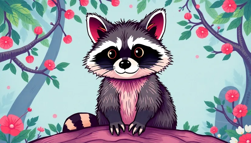 raccoon clipart