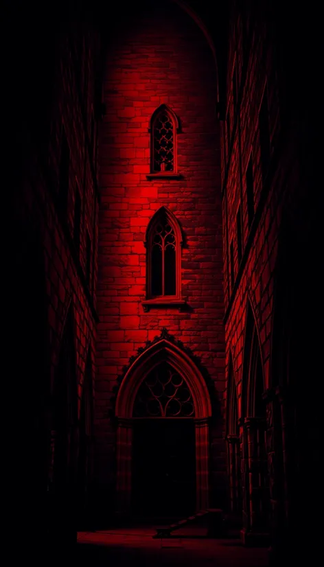 red gothic wallpaper