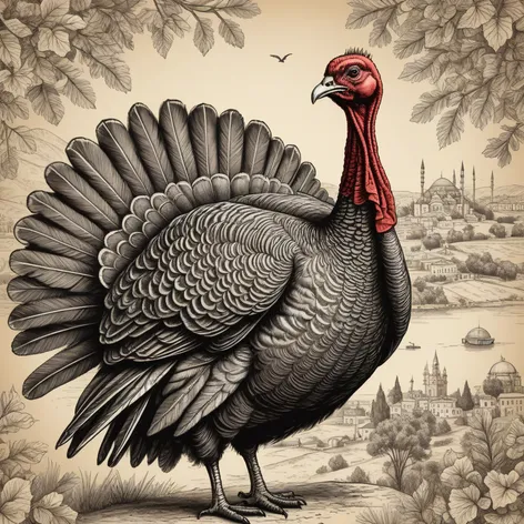 turkey sketch