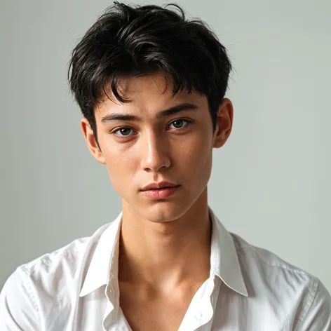 Young aged male model,