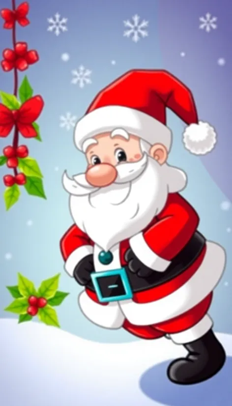 santa cartoon images