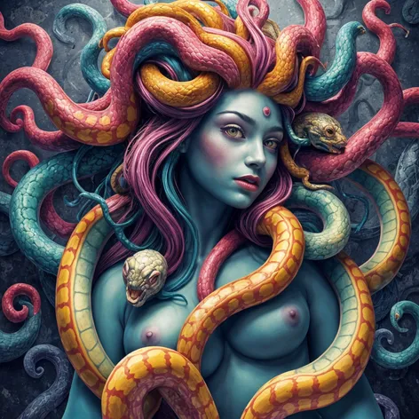 raionbow medusa godess