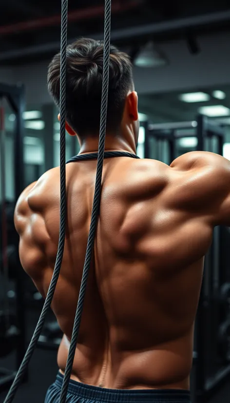 back workout using cables