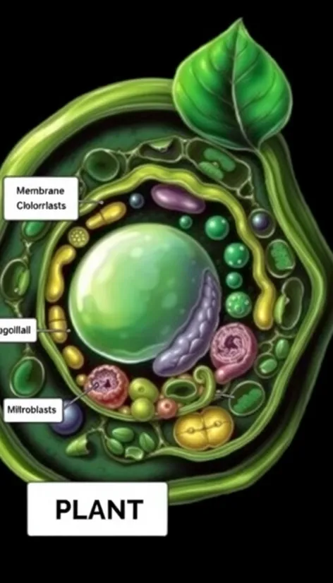 diagram of plant cell