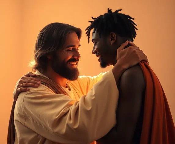 jesus hugging man images