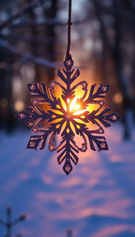 snowflake silhouette