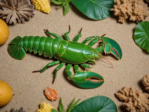 green lobster