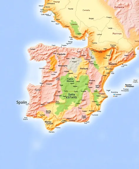 map fp spain and