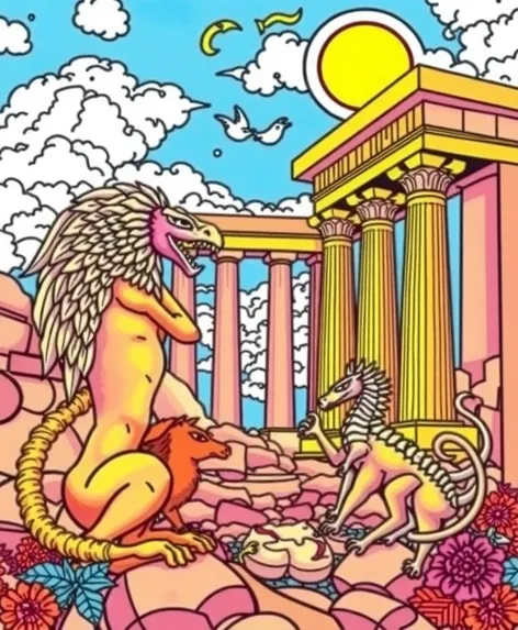 greek coloring pages