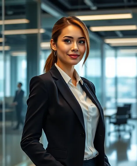 business pose woman