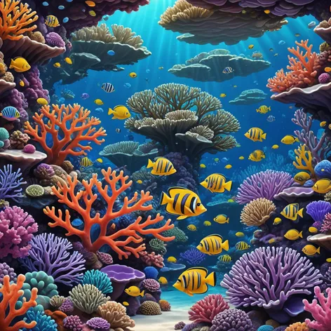 coral reef cartoon