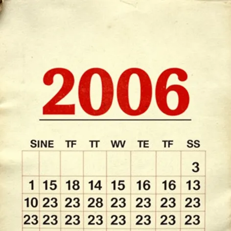 2006 calendar