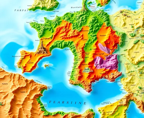 map of france &