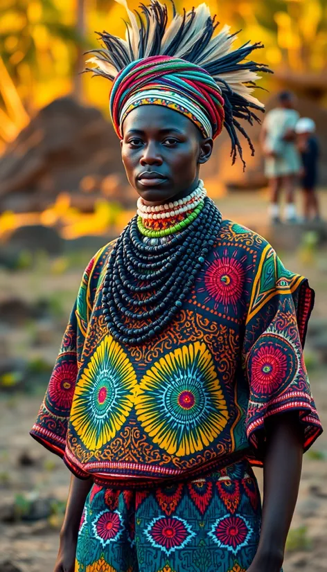 tribal african costume