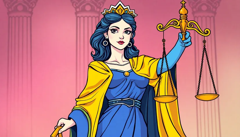 lady justice cartoon