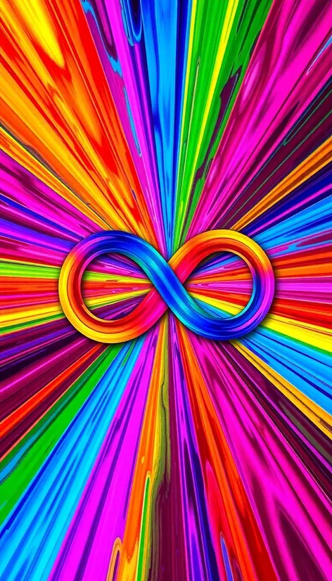 rainbow infinity symbol