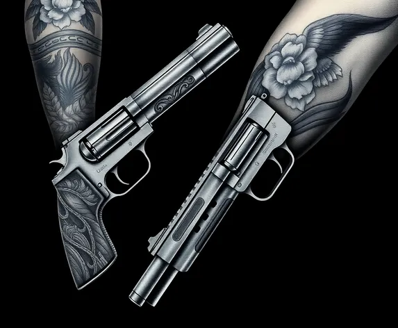 gun tattoos