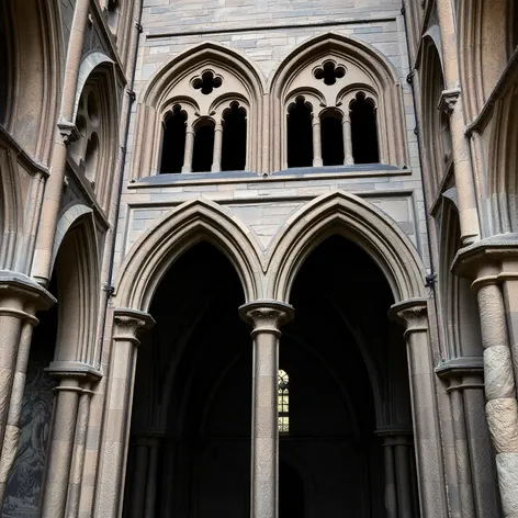 stone accents to archways