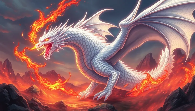 anime white dragon