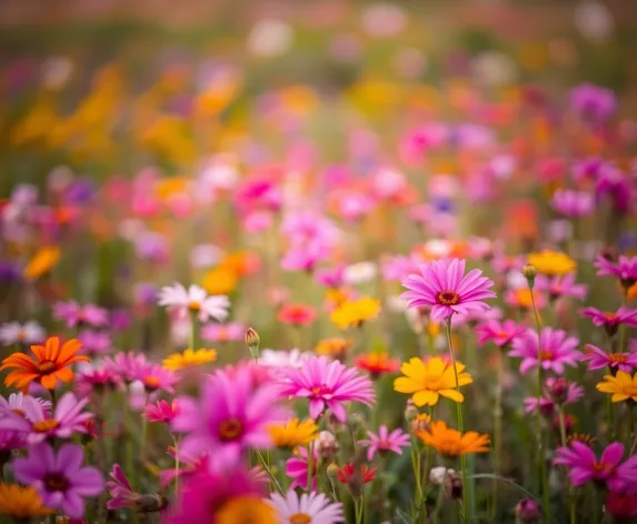 campo de flores em