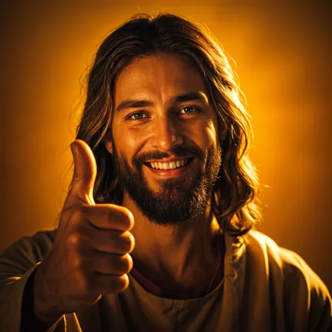 thumbs up jesus