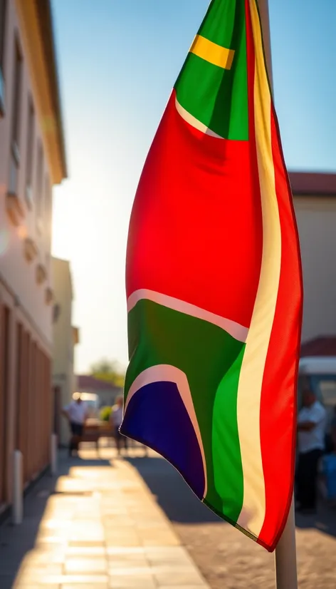 south africa flag light