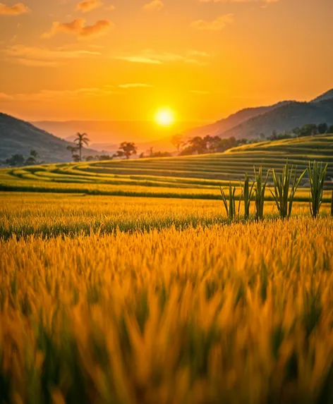 rice fields