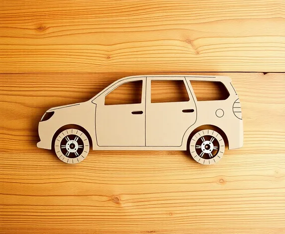 cardboard vehicle template with