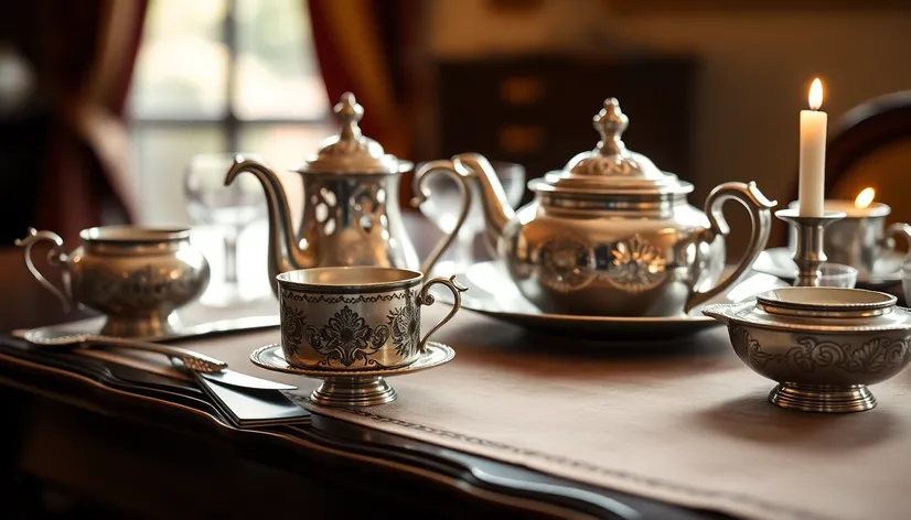 silver tea set